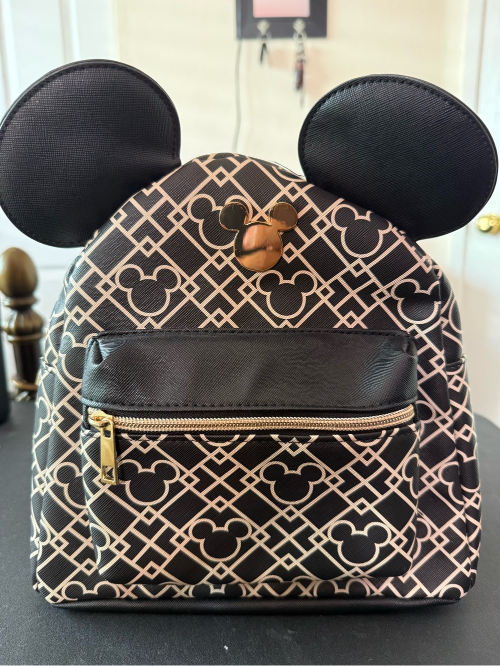 Disney Mickey Mouse Backpack Approximately 12" Ht x 10" W x 5" Depth Bio World